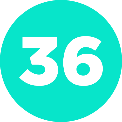 Тридцать шесть Generic Flat иконка