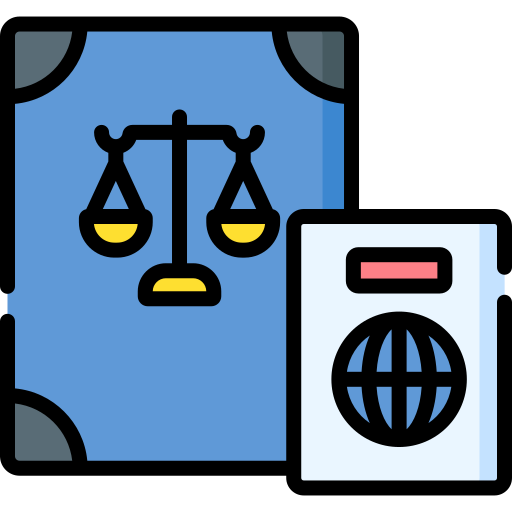 Immigration law Special Lineal color icon