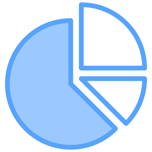 시장 점유율 Generic Blue icon