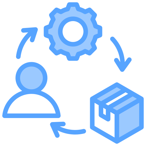 Product development Generic Blue icon