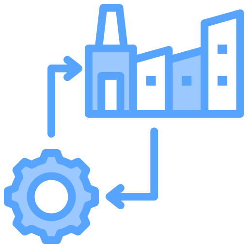 manufacturing Generic Blue icono