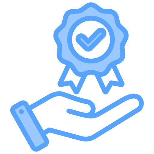 Quality service Generic Blue icon