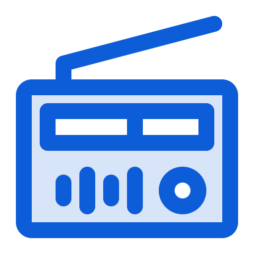 radio Generic Blue ikona