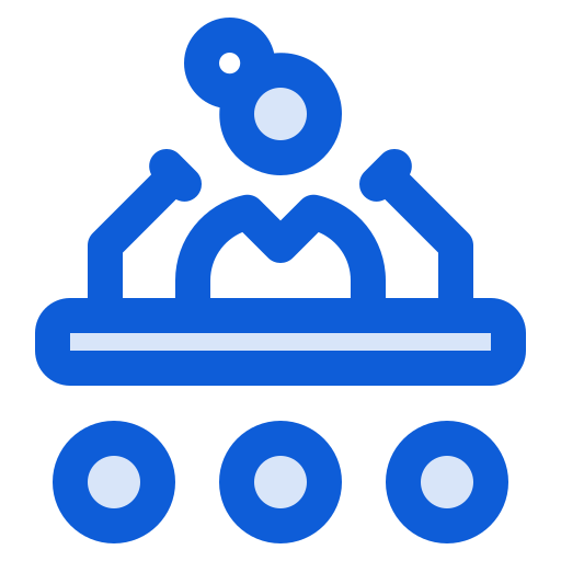persconferentie Generic Blue icoon