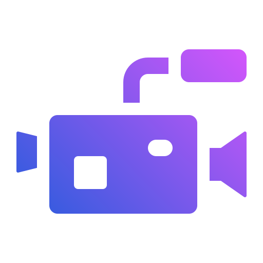 ビデオカメラ Generic Flat Gradient icon