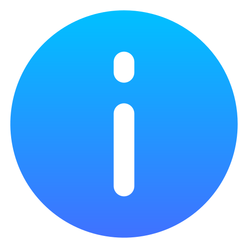 Info Generic Flat Gradient icon