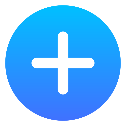 Plus Generic Flat Gradient icon