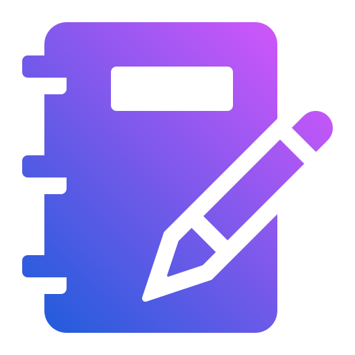 notizbuch Generic Flat Gradient icon