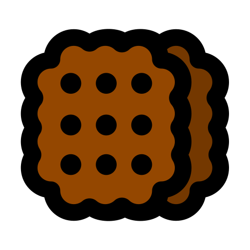 galleta Generic Outline Color icono