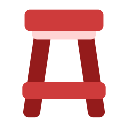 soporte de la silla Generic Flat icono