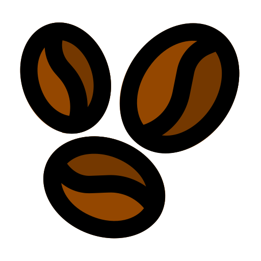 ziarna kawy Generic Outline Color ikona