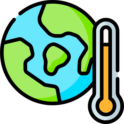 globale erwärmung Special Lineal color icon