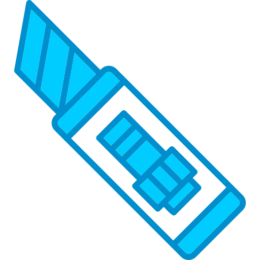 カッター Generic Blue icon