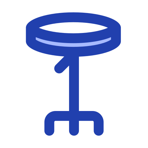 krzesło barowe Generic Blue ikona