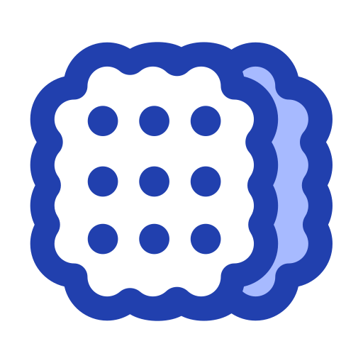 biscuit Generic Blue icoon