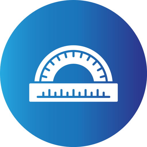 Protractor Generic Blue icon
