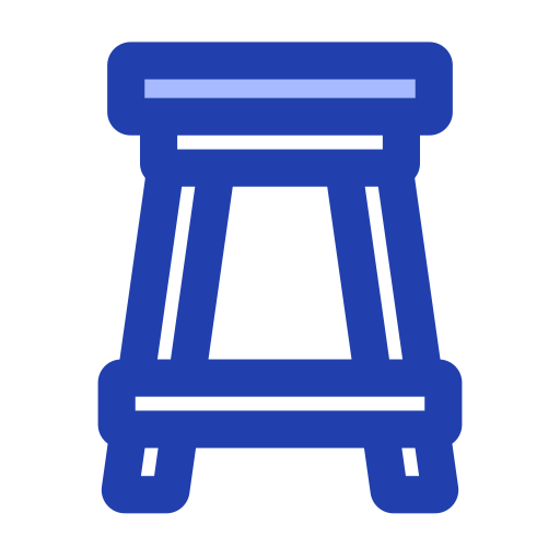 suporte de cadeira Generic Blue Ícone