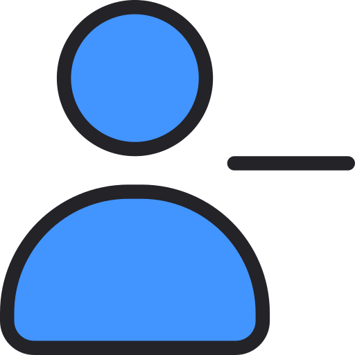 사용자 삭제 Generic Outline Color icon
