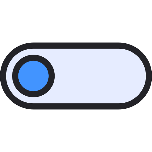 Toggle button Generic Outline Color icon