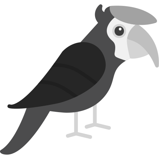 Птица-носорог Generic Grey иконка