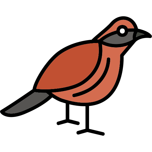 Crossbill Generic Outline Color icon