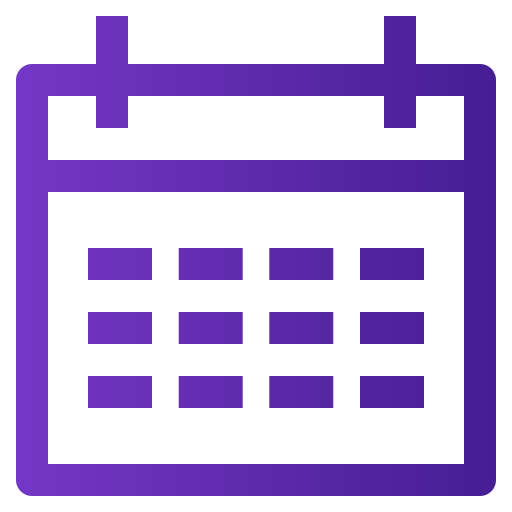 kalender Generic Gradient icon