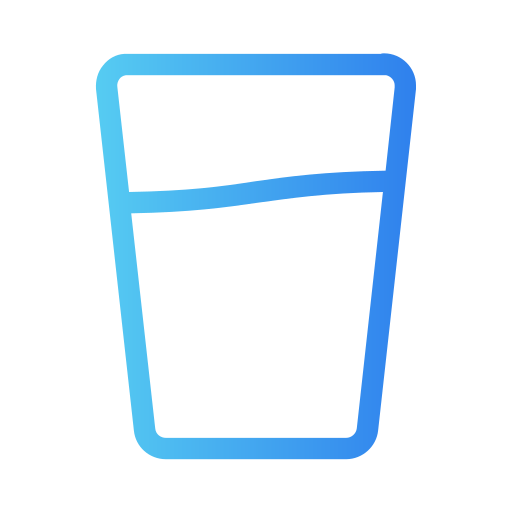 szklanka wody Generic Gradient ikona