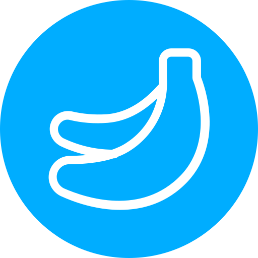 バナナ Generic Blue icon