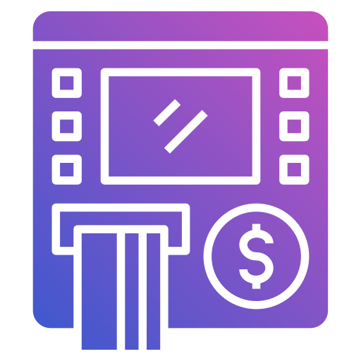 Cash machine Generic Flat Gradient icon