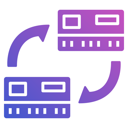 Exchange Generic Flat Gradient icon