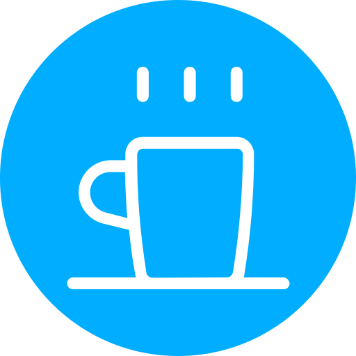 taza de café Generic Blue icono