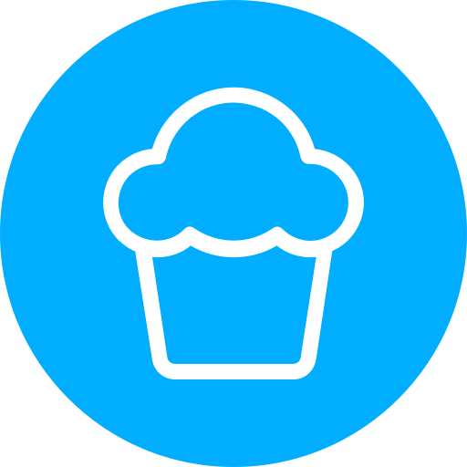 cupcake Generic Blue Icône