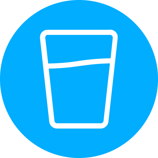copo de água Generic Blue Ícone