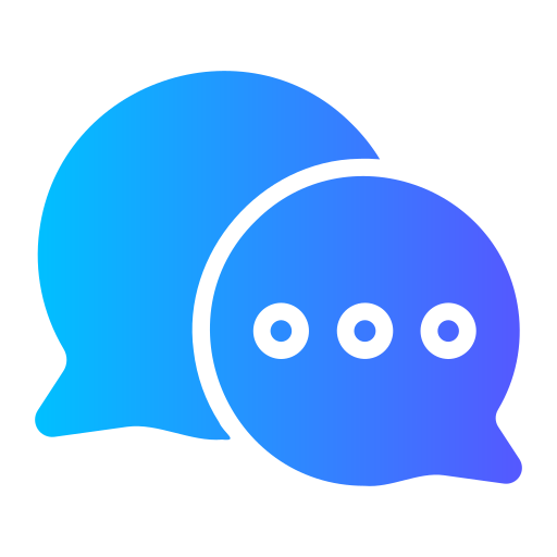 globos de texto Generic Flat Gradient icono