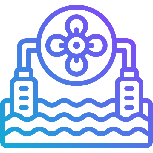oceaan energie Generic Gradient icoon