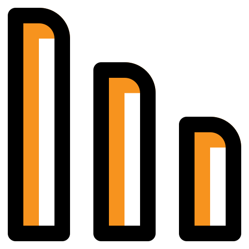 gráfico abaixo Generic Fill & Lineal Ícone