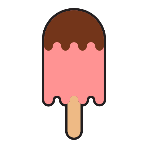 sorvete Generic Outline Color Ícone