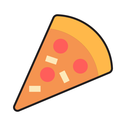 pizza Generic Outline Color ikona