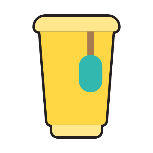 티 컵 Generic Outline Color icon