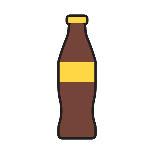 frisdrank fles Generic Outline Color icoon