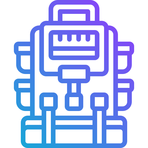 rucksack Generic Gradient icon