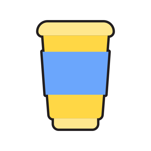 커피 컵 Generic Outline Color icon