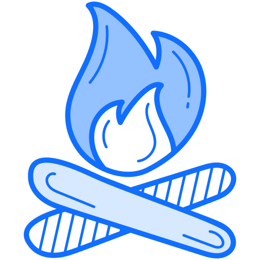 모닥불 Generic Blue icon