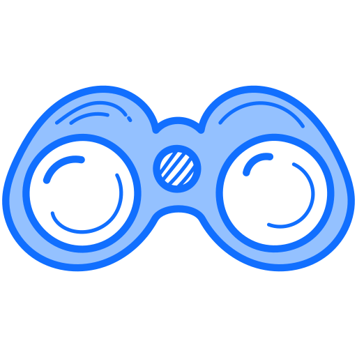 Binocular Generic Blue icon