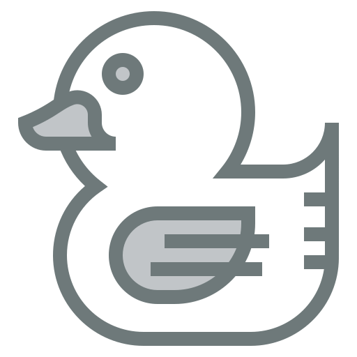pato de goma Generic Grey icono