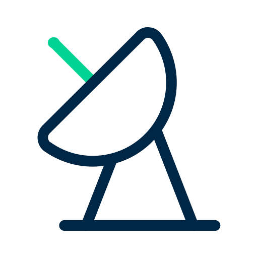 위성 Generic Outline Color icon