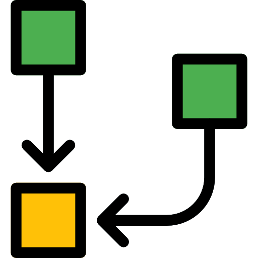 diagram Pixel Perfect Lineal Color ikona