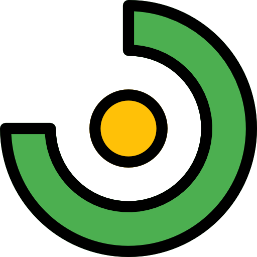 kuchendiagramm Pixel Perfect Lineal Color icon