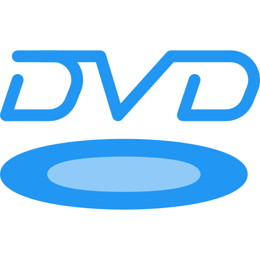 dvd Pixel Perfect Flat icon