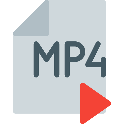 Mp4 Pixel Perfect Flat icon